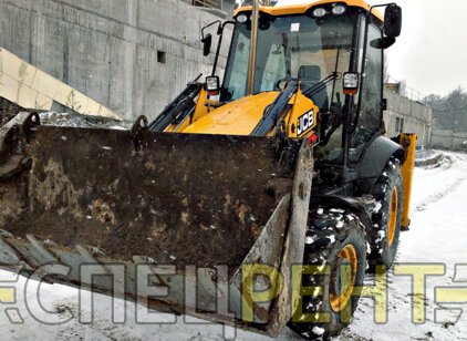 Уборка снега JCB 3CX