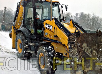 Уборка снега JCB 3CX
